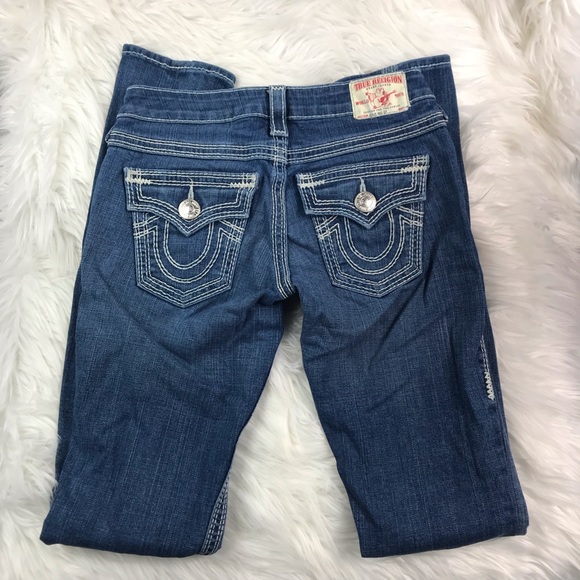 True Religion Julie Big QT Blue Jeans - Picture 2 of 5